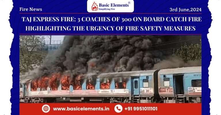 Taj Express Fire: 3 coaches of 300 on board catch fire