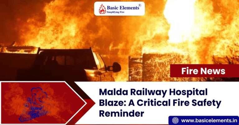 Malda Railway Hospital Fire Blaze