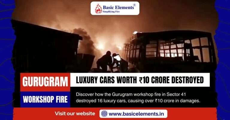 Gurugram Workshop Fire: Luxury Cars Worth ₹10 Crore Destroyed