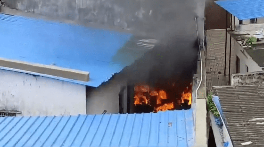 Fire Accident in Amberpet: Woman Injured at Paint Company