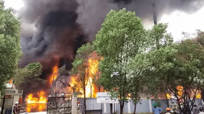 Pharma City Fire in Anakapalle Leaves Four Injured; One Critical