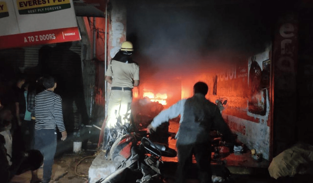 Warangal Furniture Shop Fire: Shops Gutted, Highlights Fire Safety