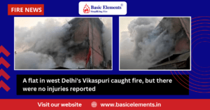 The Vikaspuri fire incident occurred in a west Delhi flat, but fortunately, there were no Injuries reported