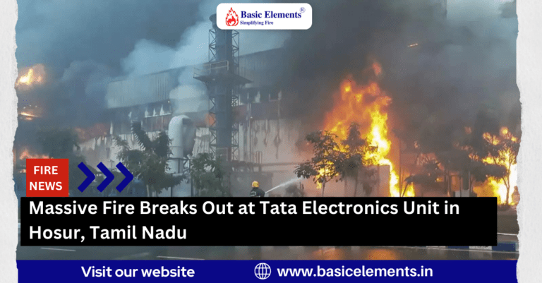 Fire at Tata Electronics