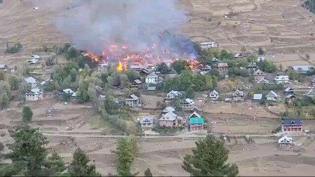 Fire in Gurez and Marwah