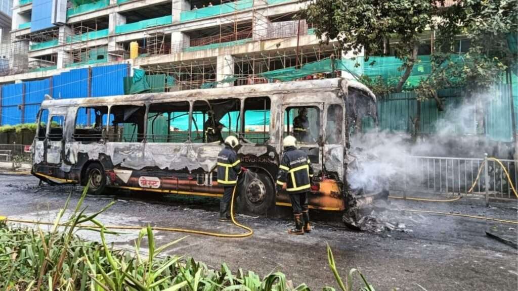 BEST Bus Fire