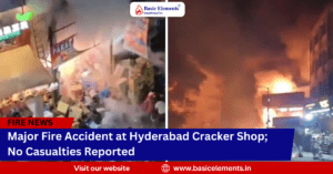 Fire Accident at Cracker Shop in Hyderabad