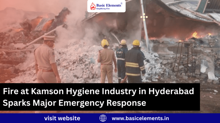 Fire at Kamson Hygiene Industry in Hyderabad Sparks Major Emergency Response