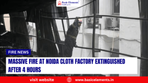 Fire at Noida Cloth Factory