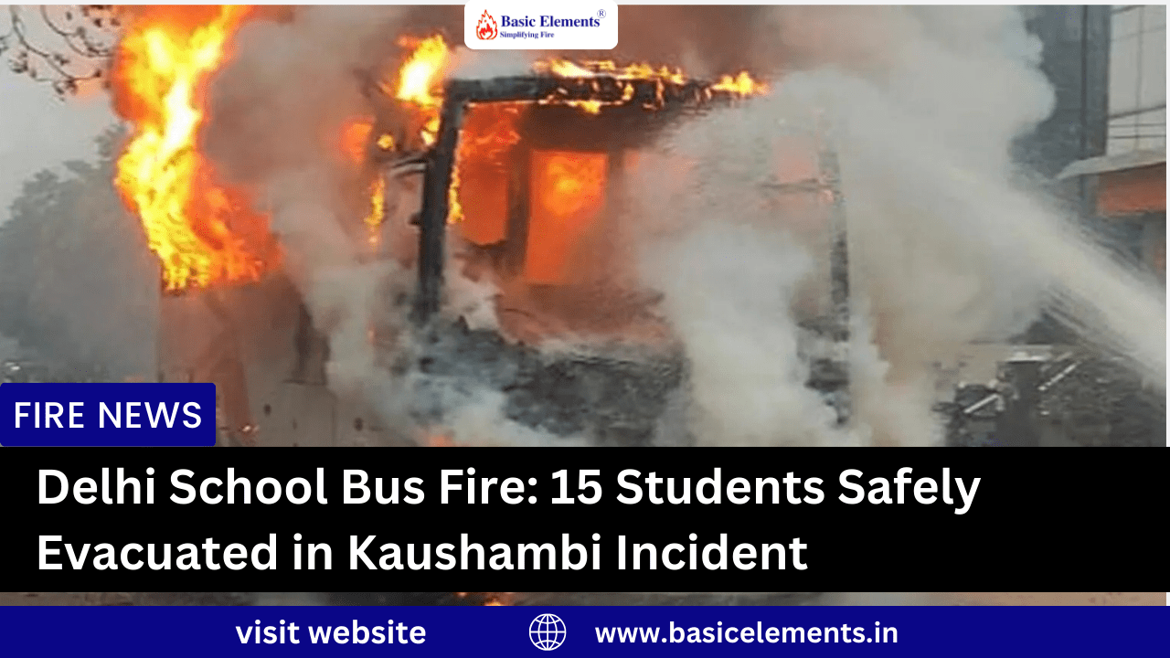 Delhi School Bus Fire: 15 Students Safely Evacuated in Incident